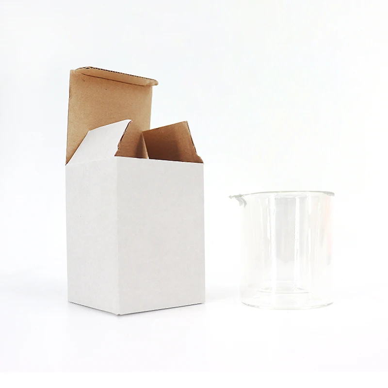 Home Fragrance Essential Oil Glass Massage Candle Jar for SPA 150ml Transparent Borosilicate Glass Massage Candle Jar with Spout