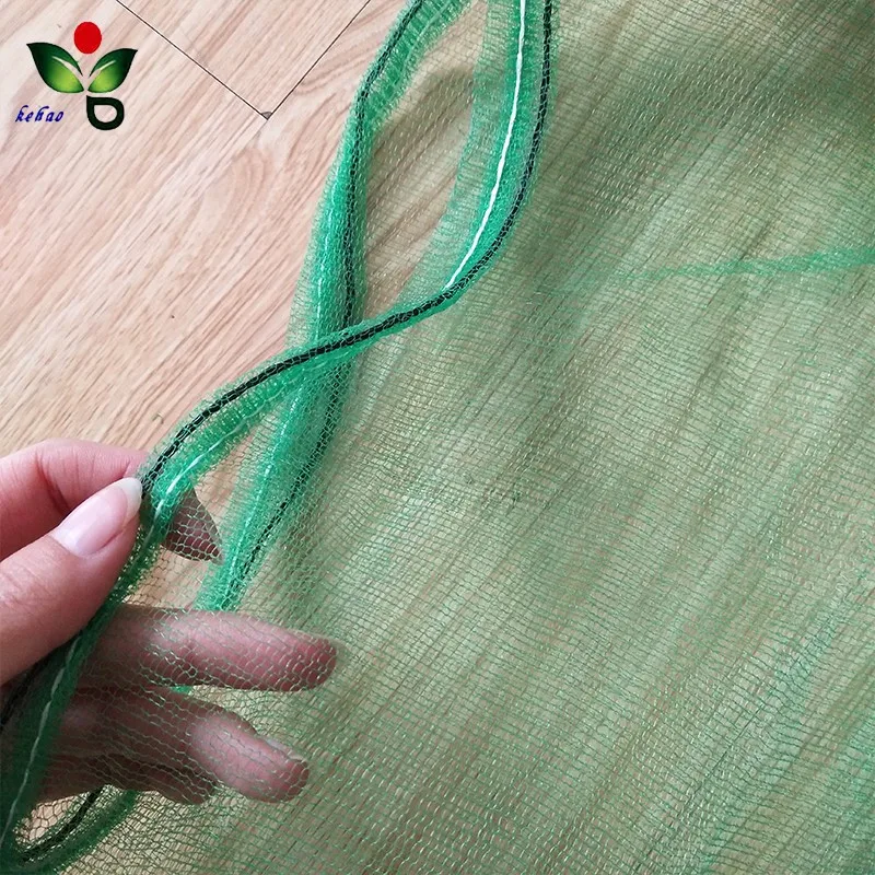 UV green monofilament net bag packing pe date mesh bags for date palm