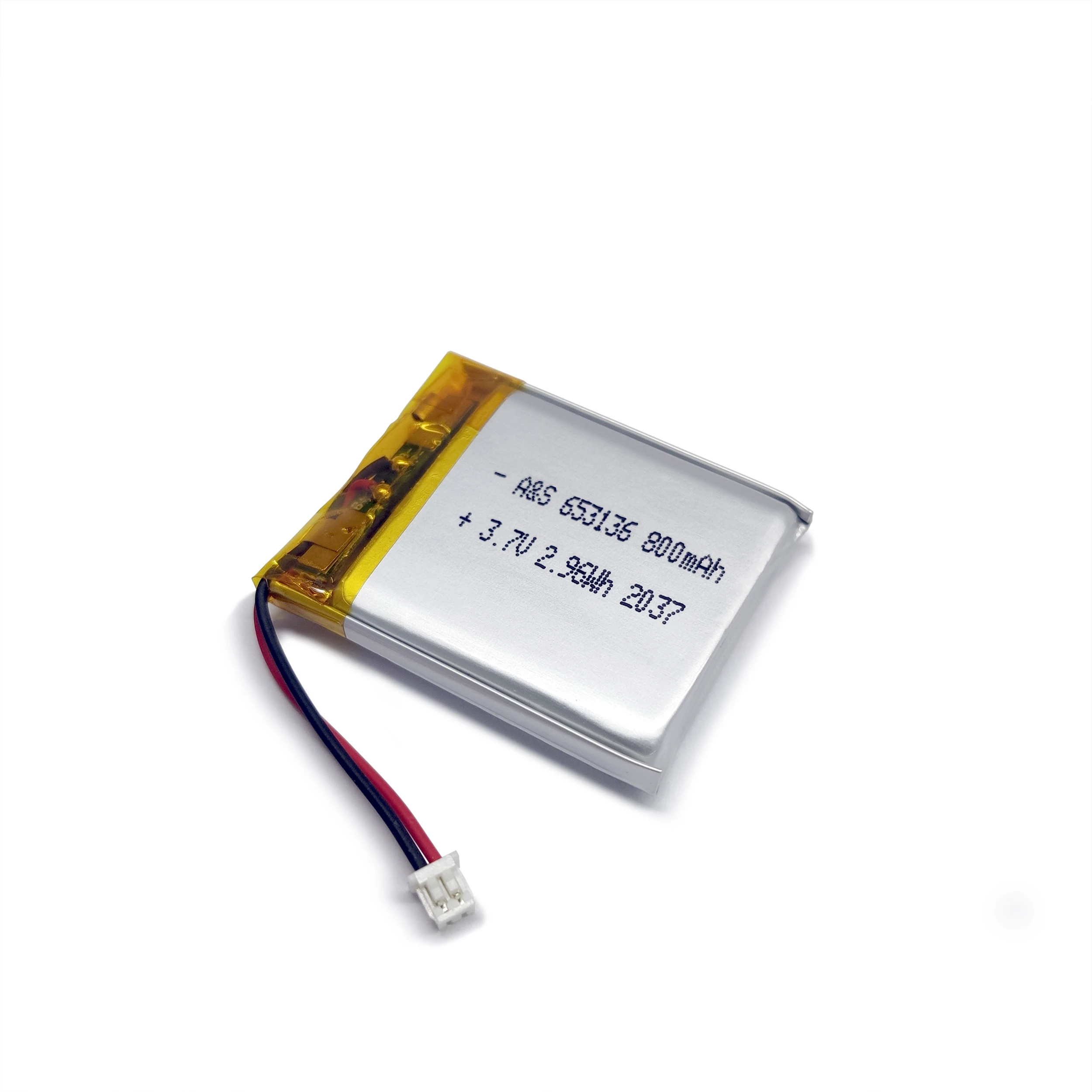653136 800mah 3.7v cheap lithium polymer ion lipo battery cells pack battery for smart watch