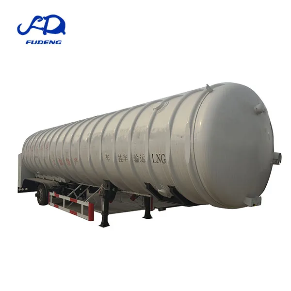Good Condition Second Hand Used LNG Transport Semitrailer 30m3 45 m3 50 m3  60 m3 for Sale