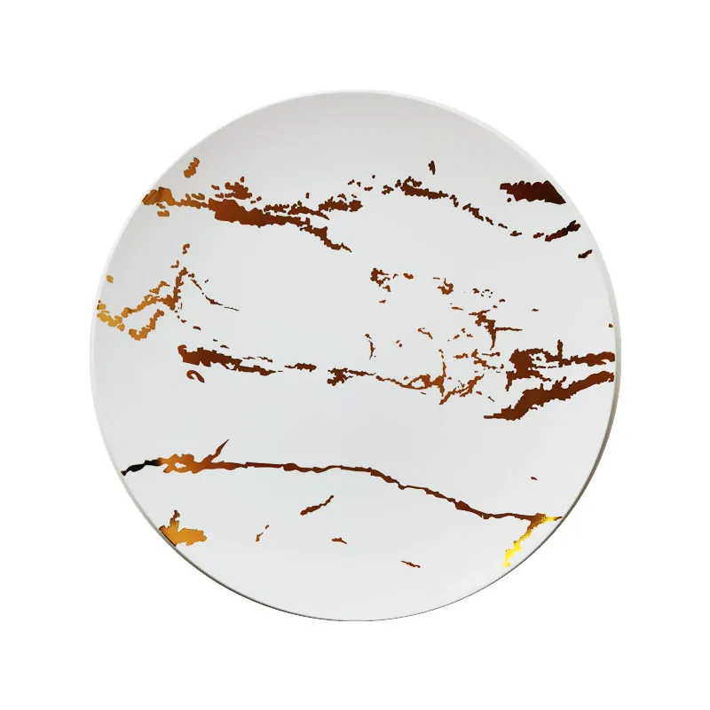 Low price unique hotel restaurant deep irregular shaped one time round hard fruit wedding disposable plastic serving dish