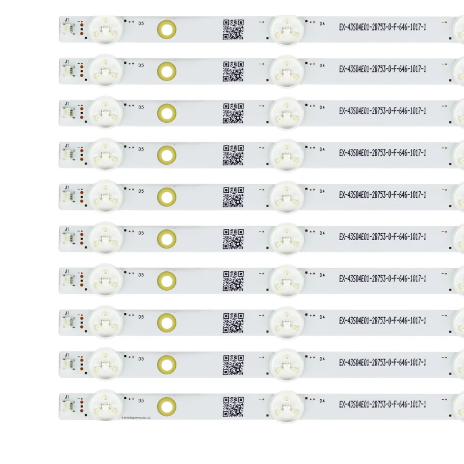 LED Strip backlight for TB4307D V0_00 EX-43S04E01-2B753 MT43W-267C3 MT43W-267C3