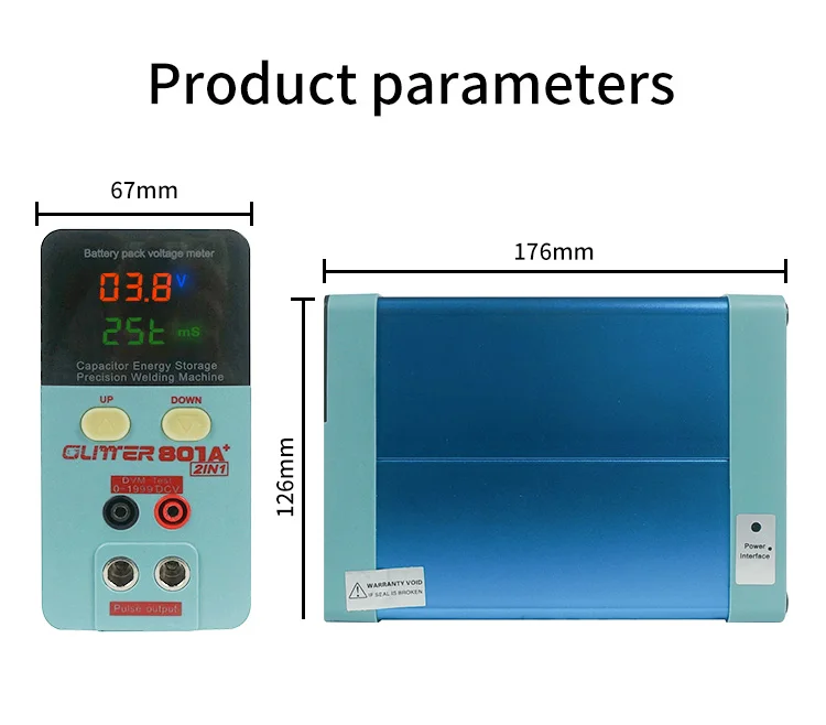 SUNKKO 801A+ 70B 240V/110V 11.6KW Spot Welders 0.3mm Automatic Manual Switching Spot Welders with 70A Standard welding pen model
