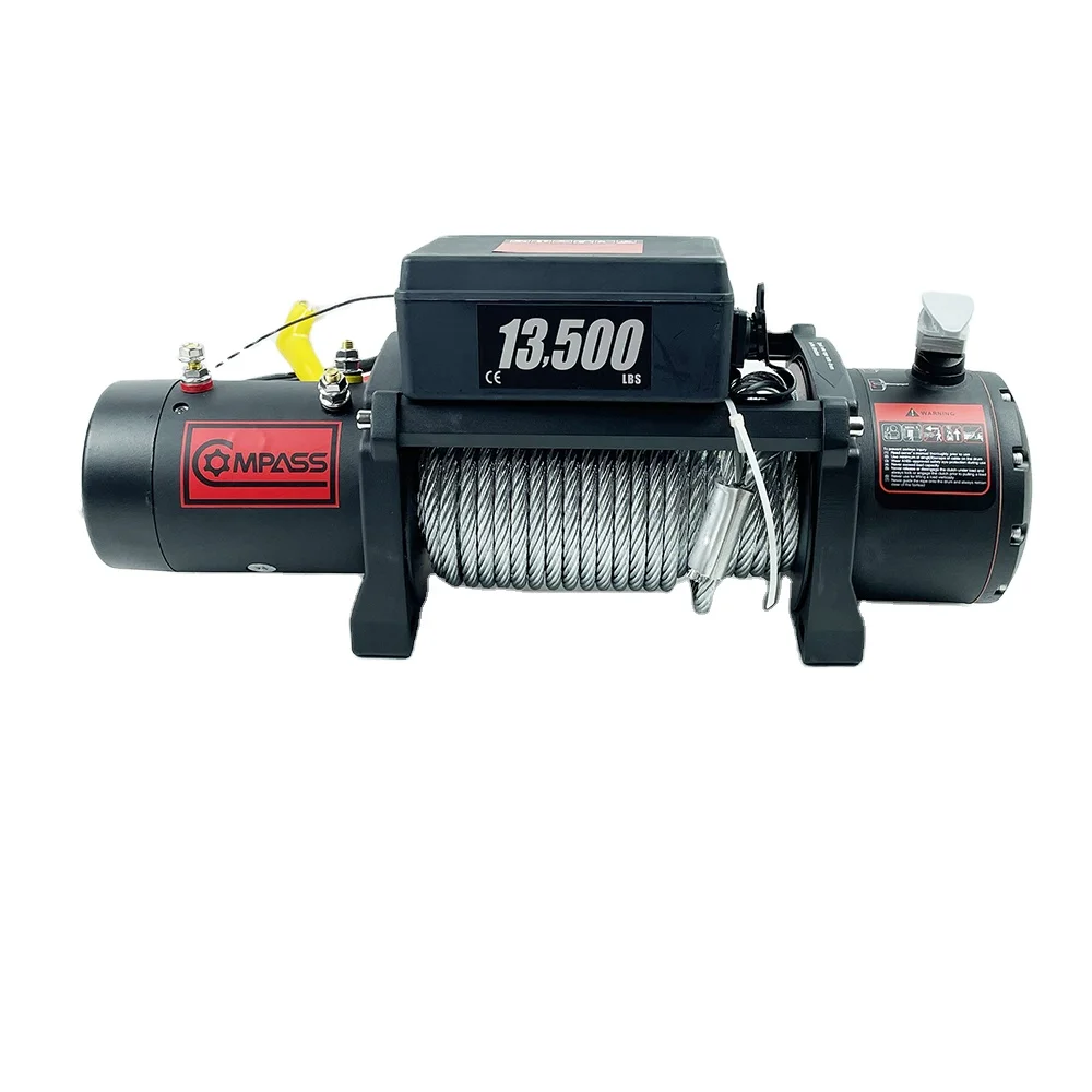 DAO electric winch 13500lb rope winch 12v for sale offroad winch 4x4 electric