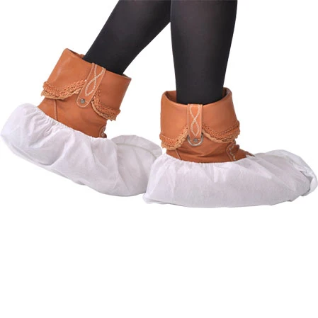 Disposable Biodegradable SMS Nonwoven medical Shoe Covers non woven non slip shoe cover