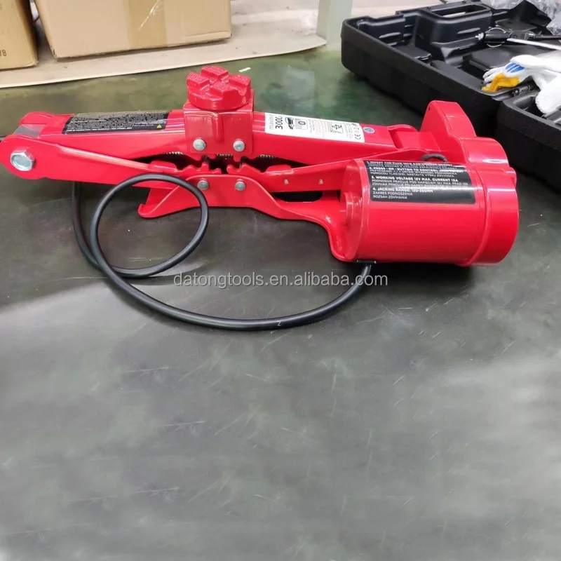 Electric Scissor Jack Vehicle Tools 3Ton Wholesale 12v DC Hydraulic Car Jacks