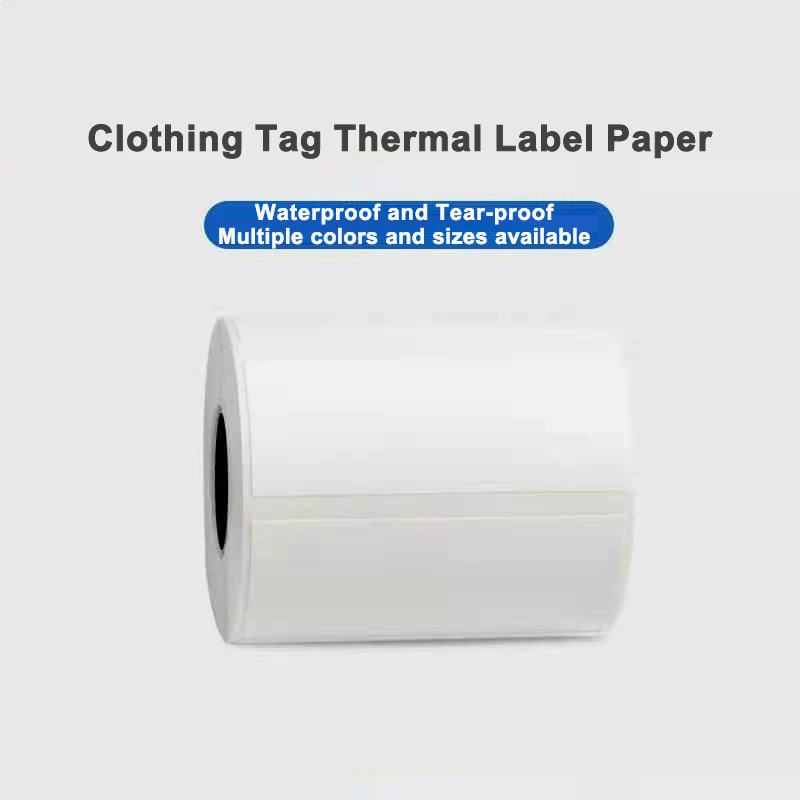 Tearproof/Anti-scratch Thermal Label Paper Self-adhesive Clothing Tag Label Paper for portable label printer ER-5801