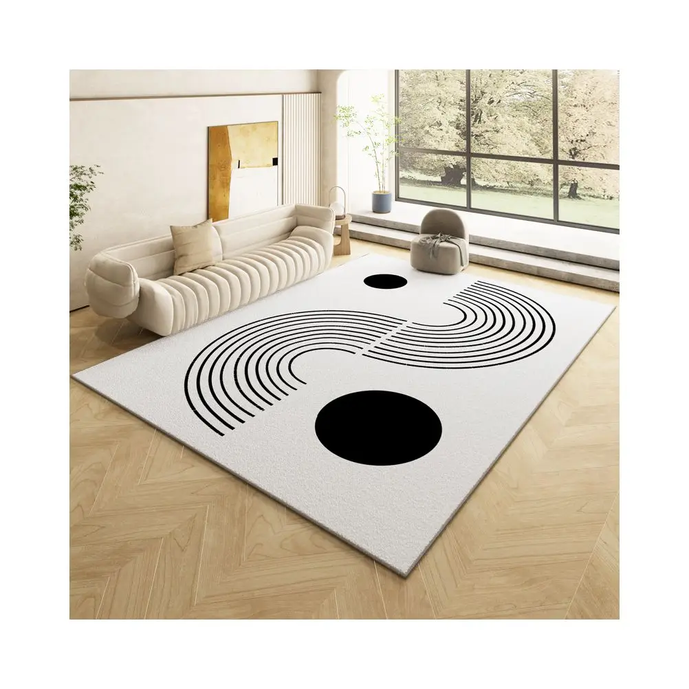 Contracted line living room carpet custom cashmere large 3d rug