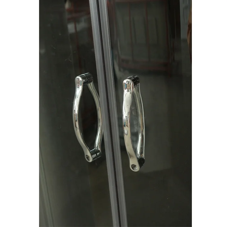 Romanian popular bathroom shower cubicle tempered glass shower cabin for small toilet