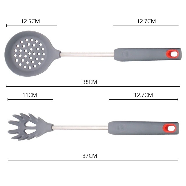 Cooking Utensils Food Grade Silicone Kitchen Utensils Cookware Sets