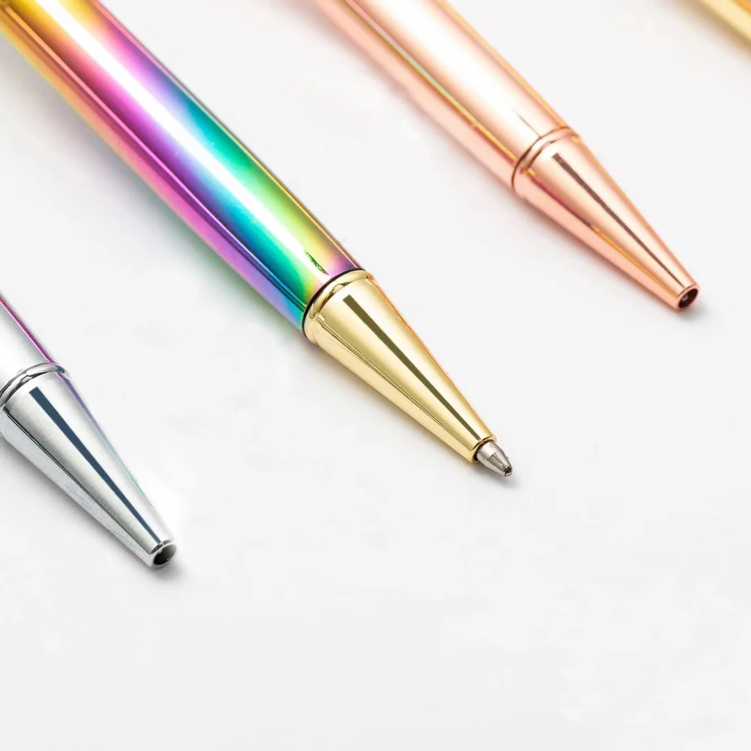 New Design liquid glitter pen Gift Promotion cute  Floating ball Pen custom empty DIY Glitter Ballpoint Pens