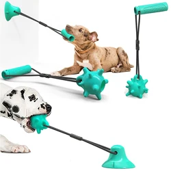 Fantastic Quality Safety TPR Pet Interactive Toys Dog Teeth Brush Care Cleaning Grinding Molar Toys Bite Resistance Multi Color