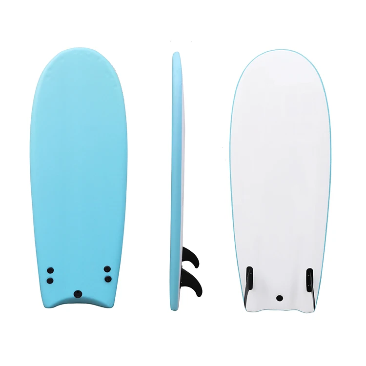 China wholesale blank oem eps fiberglass  shortboard epoxy foam softtop surfboard