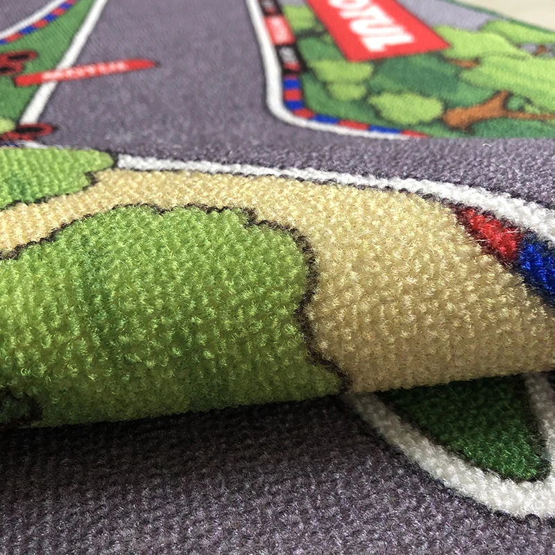 Wholesale Custom Printing Kids Play mat Rolling up Baby Carpet Portable  for Infants