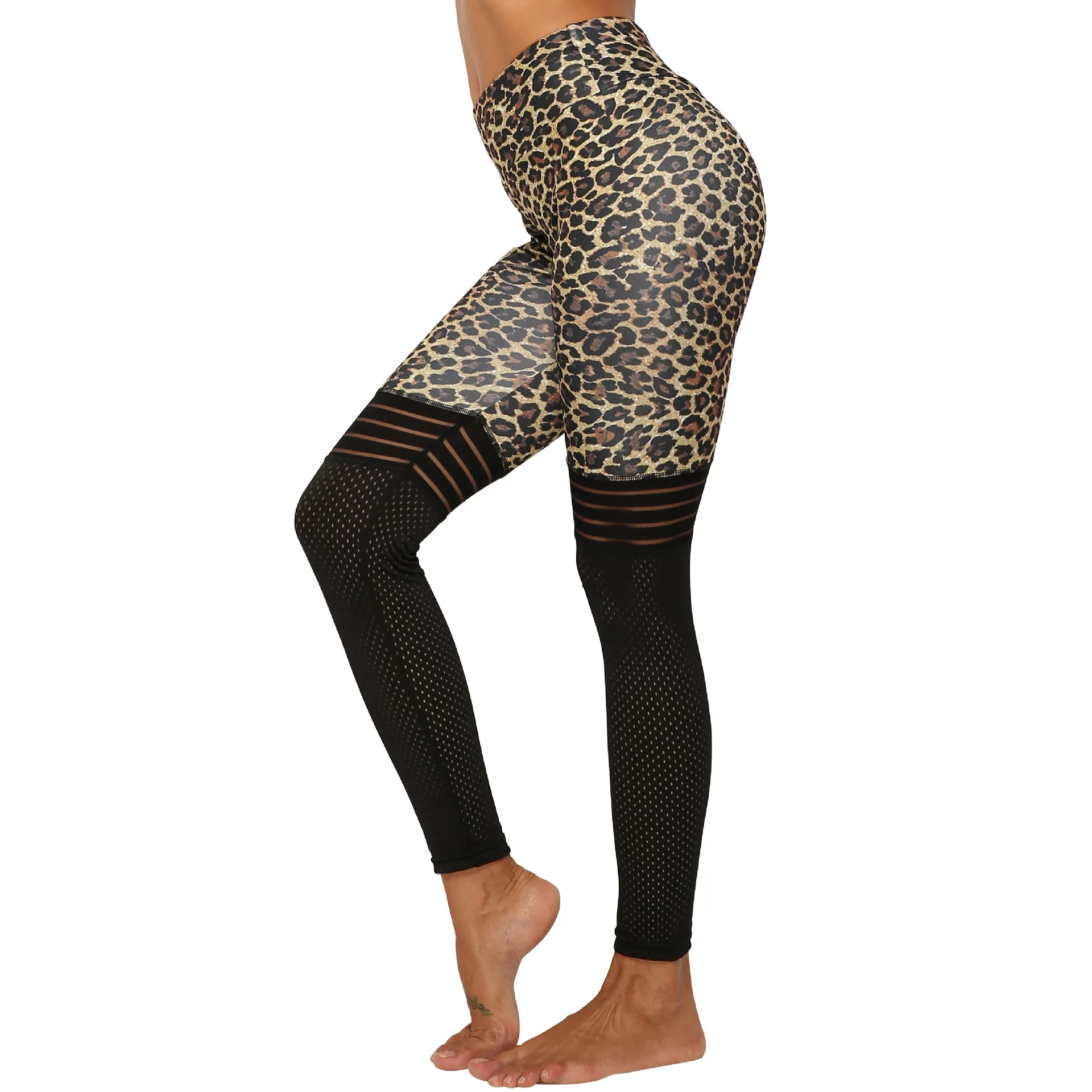 Leopard Print leggings  leggings womens wholesale sport footed leggings