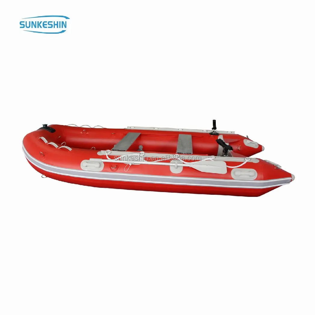 2022 NEW High quality family inflatable foldable fishing boat with aluminum floor