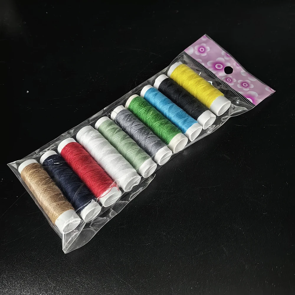 Wholesale 10PCS black and white color sewing thread  household polyester sewing thread