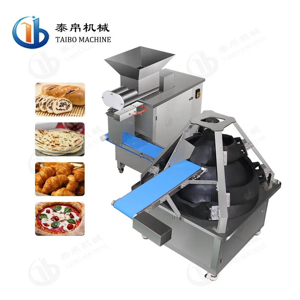 Industrial 2-800g Pizza Bread Chapati Pita Bun Dough Divider Rounder Machine for Factory