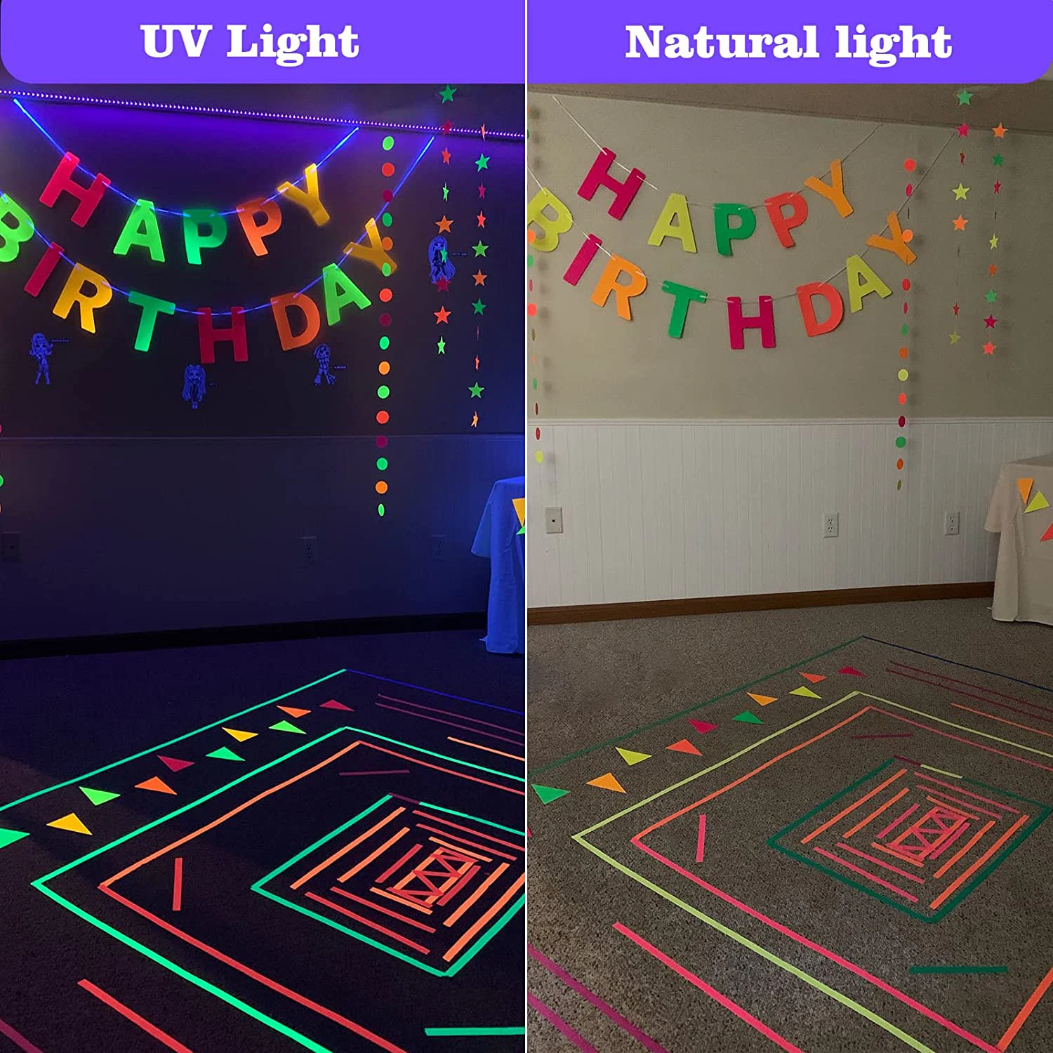 PET Photoluminescent Film Tape High Quality Adhesive Luminous Tape Glow in the Dark Tape for Stage