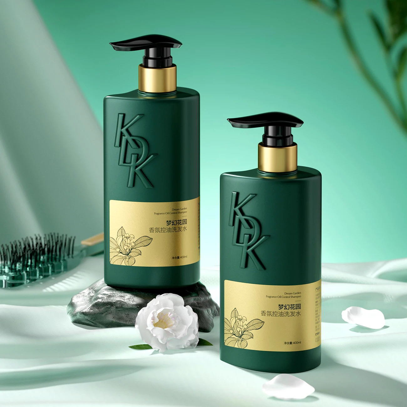 Private Label Hair Care Damage Repair Fluffy Oil Control Anti-Dandruff Shampoo For Everyday Home Use 400ml