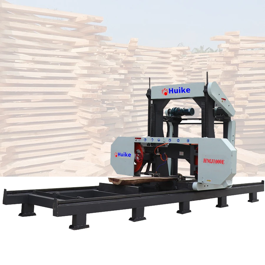 Automatic Working Portable Sawmill Forest log band saw For Big Logs Wood Cutting saw Mills