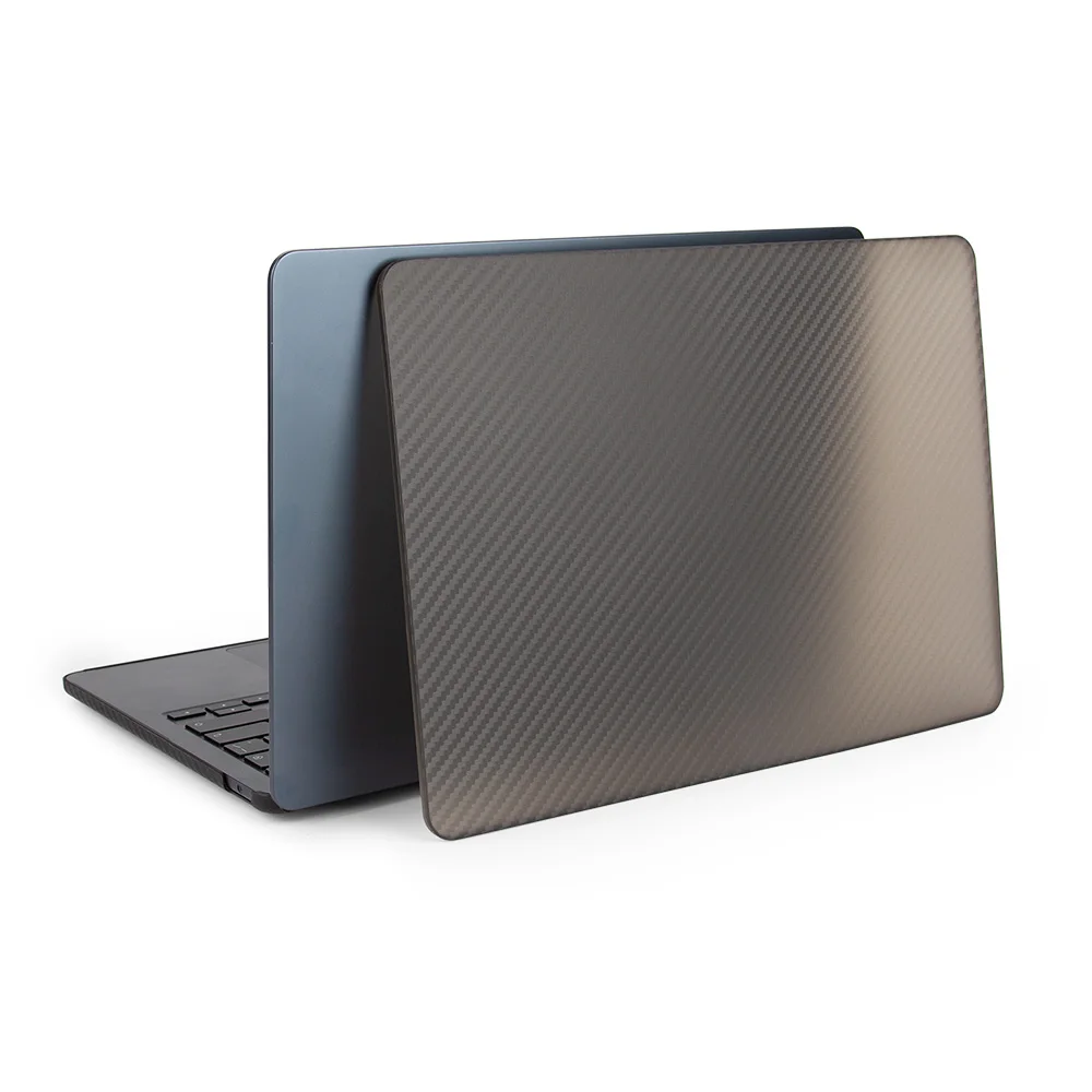 Carbon Fiber Texture Cover for MacBook Air M3 1mm Thin Protective Case for Macbook Laptop Covers for MacBook Air 13 A2681