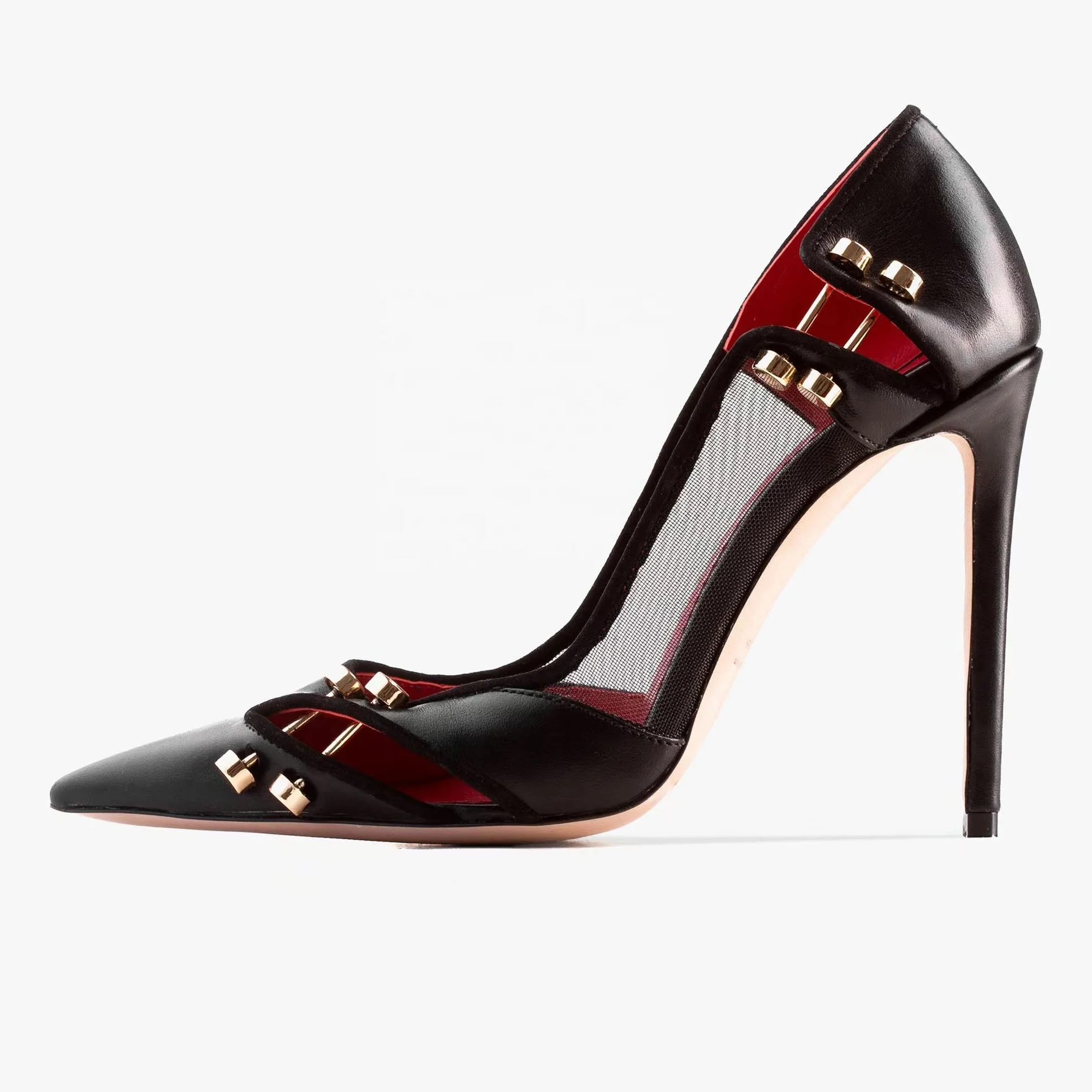 CUSTOM DESIGN ENMAYER Latest Design Womens Pumps Sexy Party High Heels Luxury Pointed Toe Womens Shoes