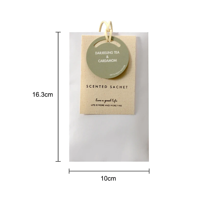 Long-Lasting Scented Car Air Freshener Custom Sachets Bag Wardrobe Deodorizer Hanging Sachets