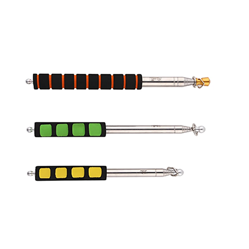 telescopic  flagpole Stainless Steel Guide flagpole Travel Marchers Flag Banner eaching Pointer for Tour Guides Group Teacher