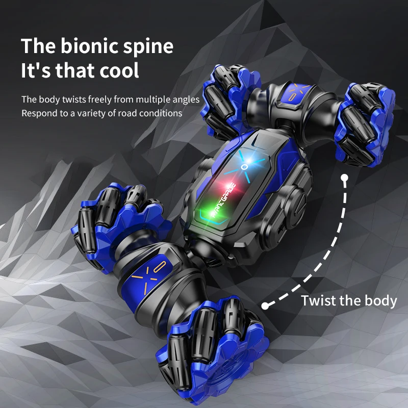 gesture sensor watch control dual 4wd drift car rc stunt 1/12 flexible deformation vehicle special kids off road car