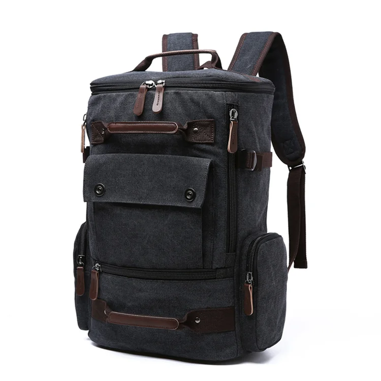 Multi Functional Canvas Large Capacity Travel Hiking Backpack Laptop
