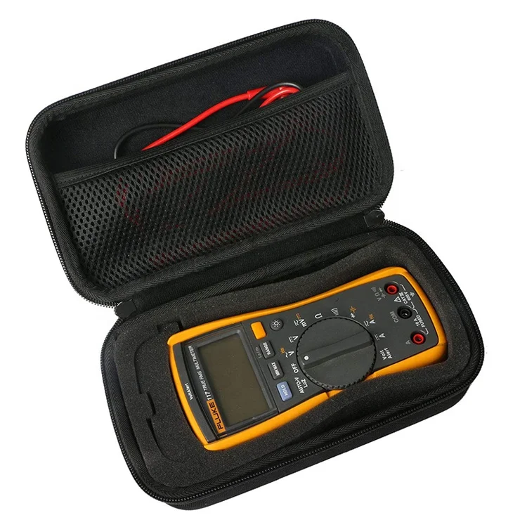 Customized Made Waterproof Travel Carrying Bag Hard Shell EVA Foam Multimeter Digital Storage Case