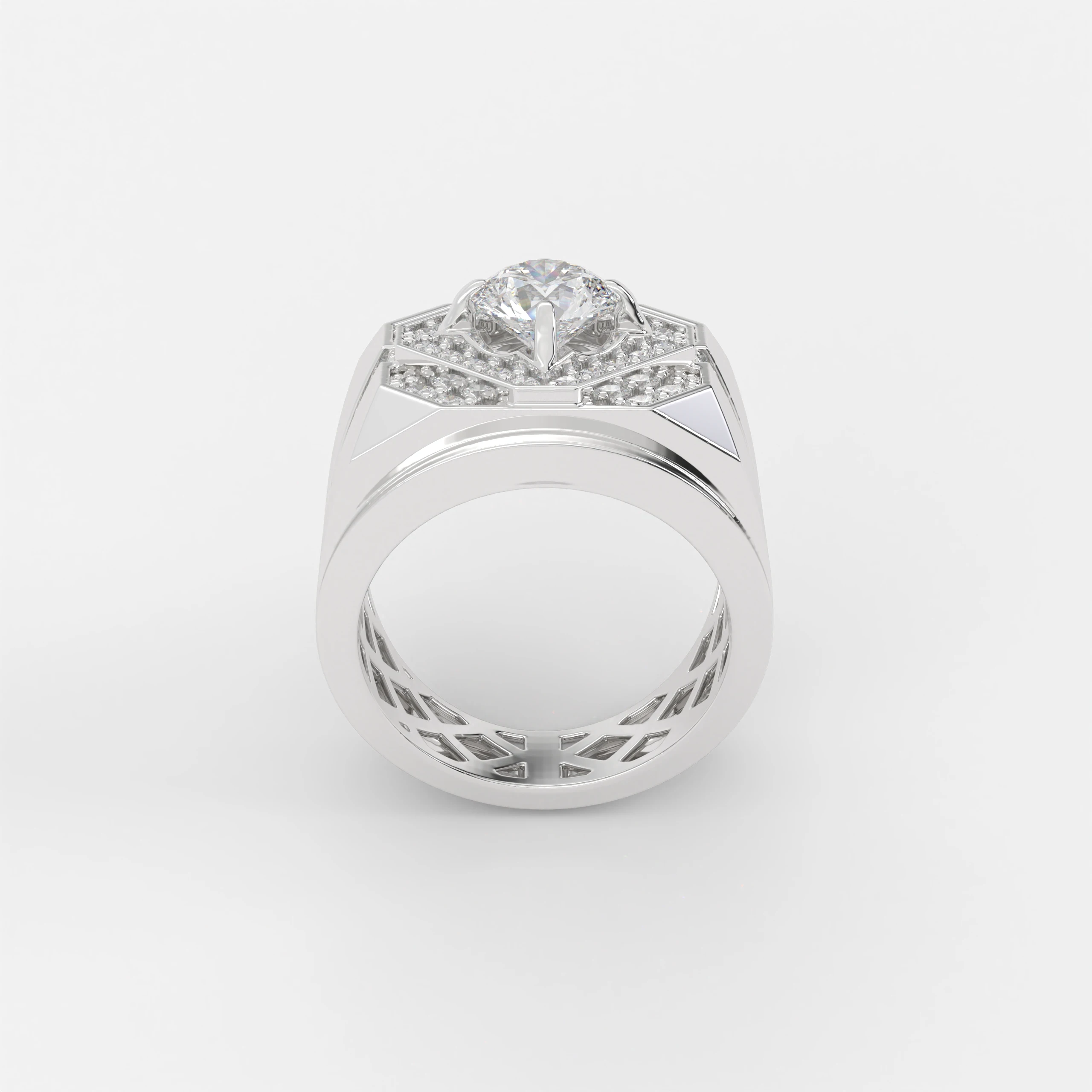 Fashion Jewelry Ring Light Smart Rings Ruby For Men OEM ODM Manufacture From Vietnam Customize Diamond Fine Ring