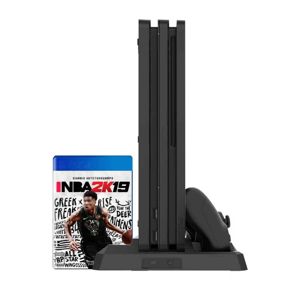  Многофункциональная подставка для охлаждения PS4 Sony playstation 4 с зарядной станцией двух