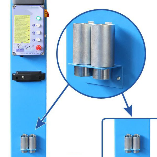 4TON two post clear floor lift CE certified garage car lift