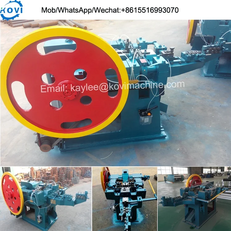 Manufacture High Speed Concrete  Iron Nail Maker Steel Wire Nail Making Machine Producing Factory Price