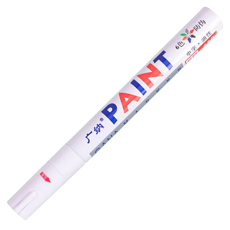 12 colors Permanent Waterproof Paint Marker Pen Car Tyre Tread Glass Graffiti Marker Color Match Paint Pen