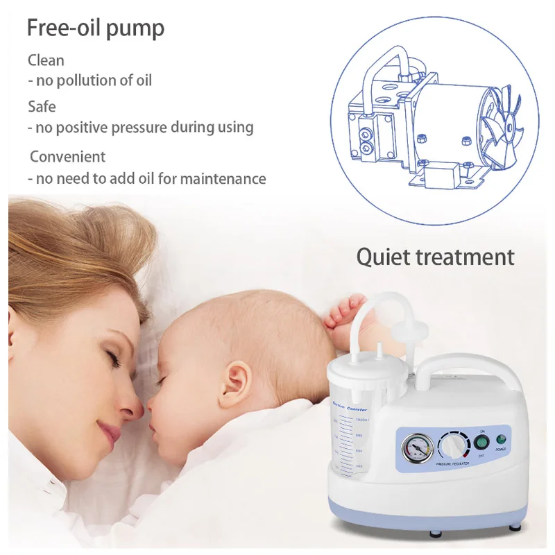
Electrical Hospital Portable phlegm Suction Machine Home use Full-automatic suction machine 