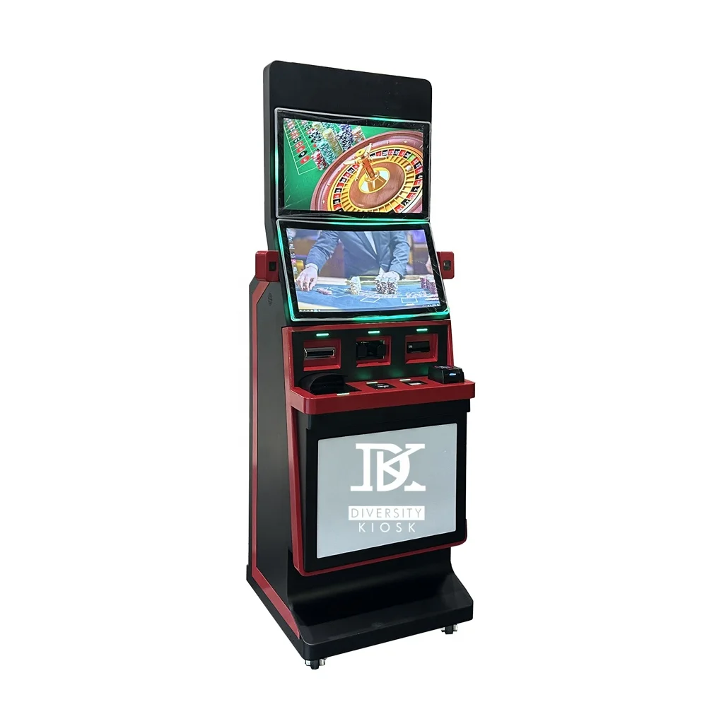 Automate PayPal Entertainment Kiosk Casino Cash Handling Cashing Payment Cashless QR Code Lottery Ticketing Machine