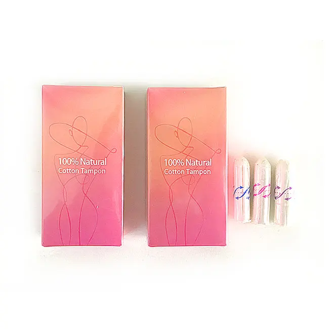 Oem Printing Service Purple Packaging Extra Large Female Menstrual Tampons for Women