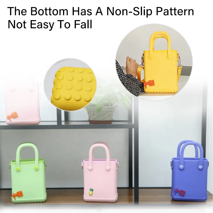 Factory Wholesale Amazon Hot Sales Waterproof Silicone Rubber EVA Beach Tote Bag