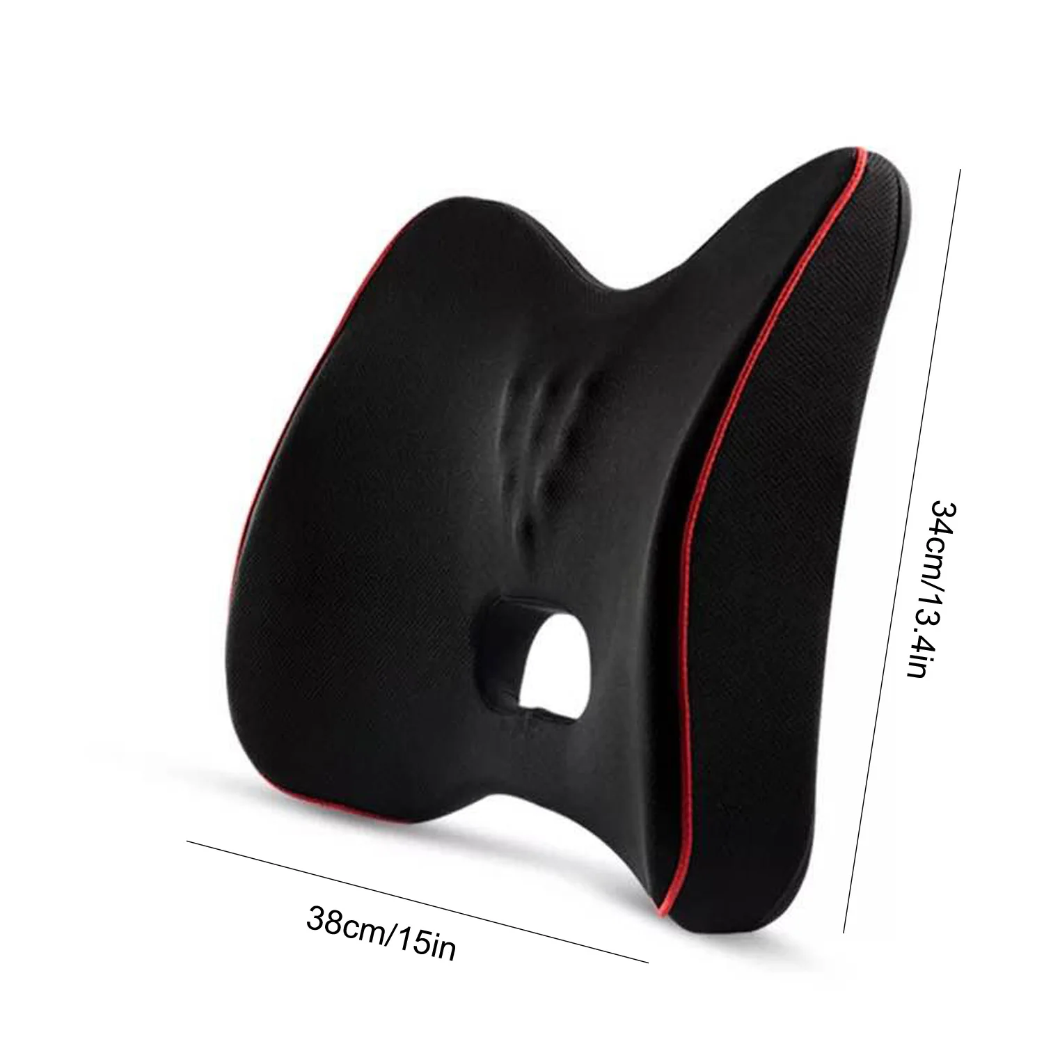 Premium Memory Foam Seat Cushion Coccyx Orthopedic Car Office Chair Cushion Pad Back Pain Relief