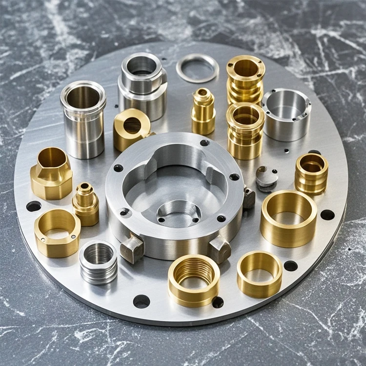 Dongguan Supplier of Aluminum Titanium Machining Services OEM Precision Metal Turning 3D Drilling Model Brass Customizable