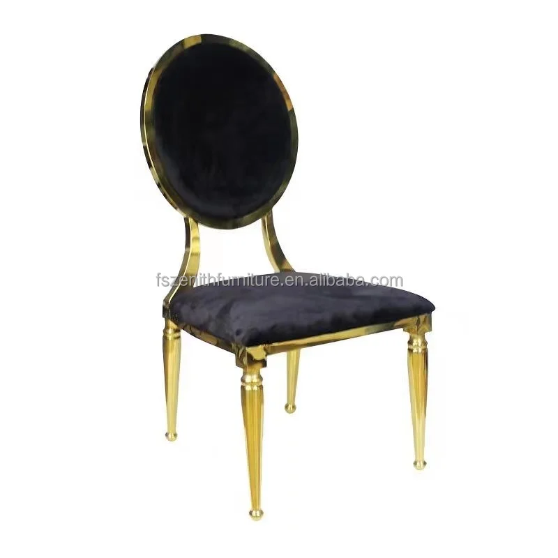 Оптовая продажа золотистых банкетных столов и стульев из нержавеющей стали для торжеств и свадеб