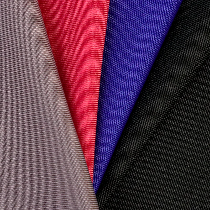 Factory wholesales bright color 100% polyester fabric waterproof breathable spandex fabric sportswear swimsuit