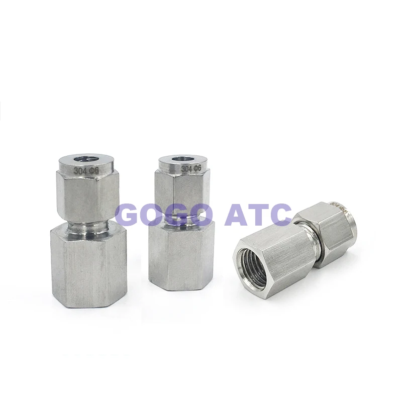 New Stainless steel terminal connector 1/8 1/4 3/8 1/2 G female thread cable connectors bushing Pressure m8 connector