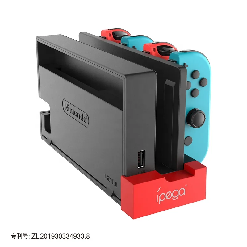 
2020 hotsale Ipega PG-9186 USB 2.0 Charging Dock 4 slot Gaming Charger Stand Station for Nintendo Switch Joycon & Game Console 