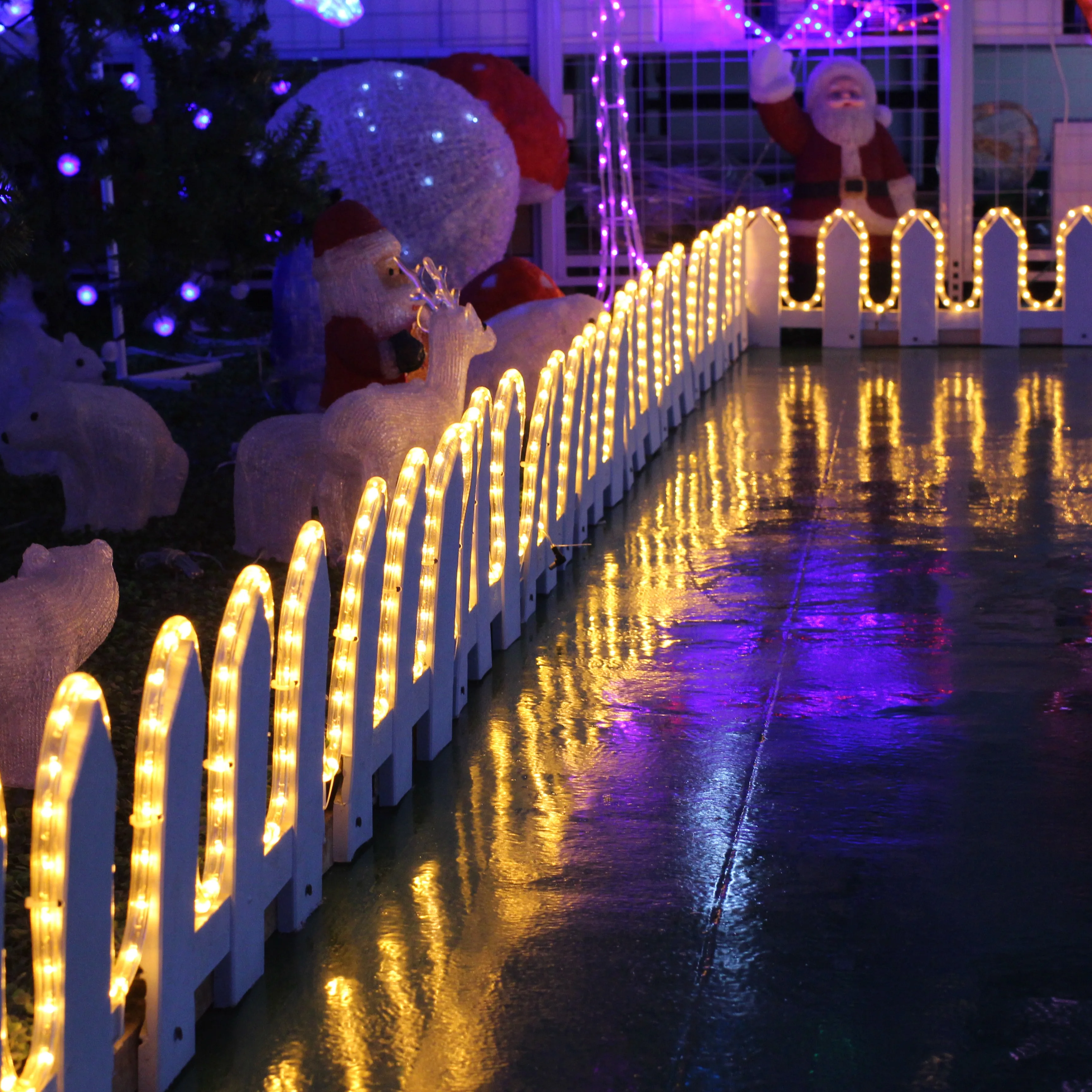 Hot Selling 12V 24V 5050 LED  led rope light 100 meter for christmas and holidays