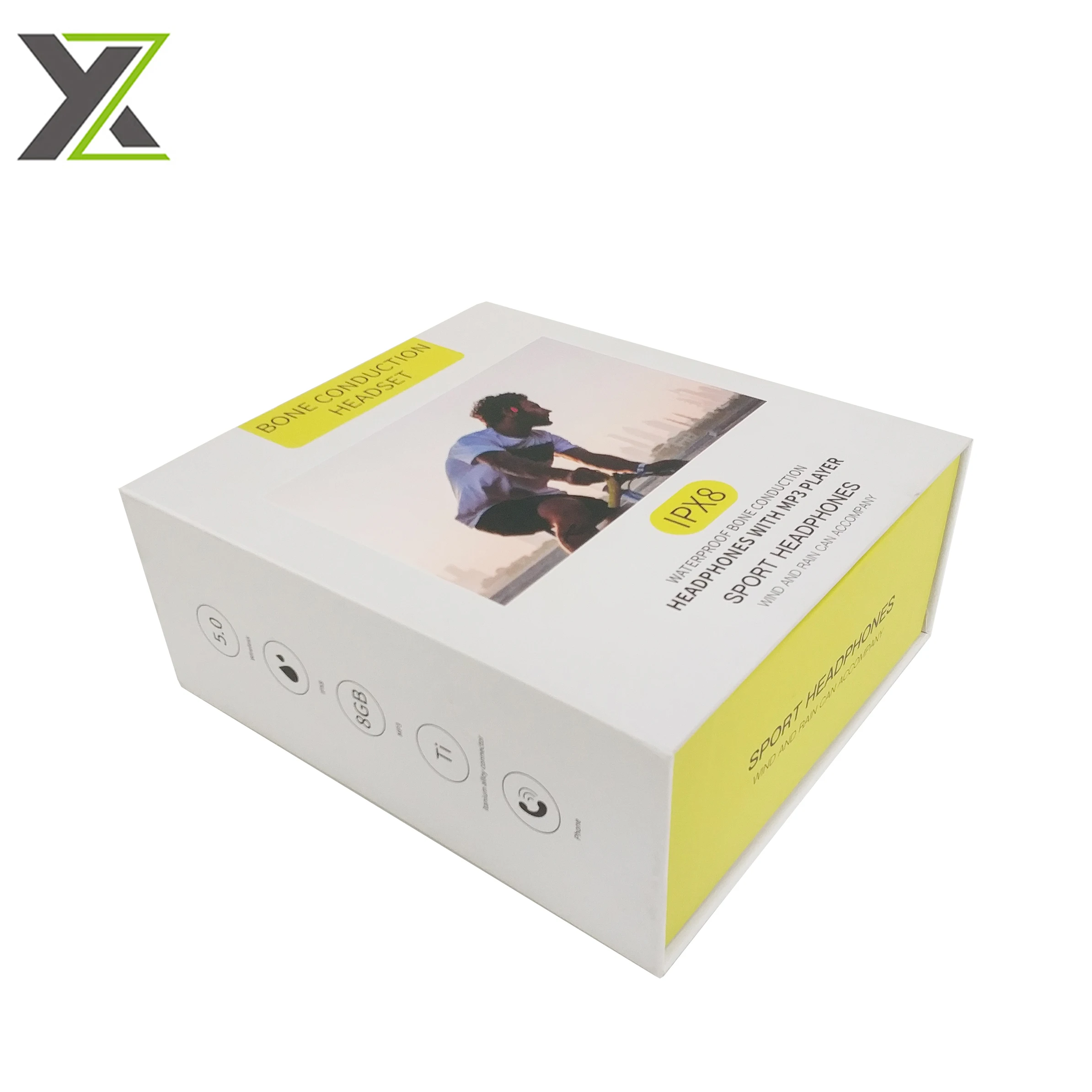 Custom printed headset sport headphones magnet closure cardboard gift boxes