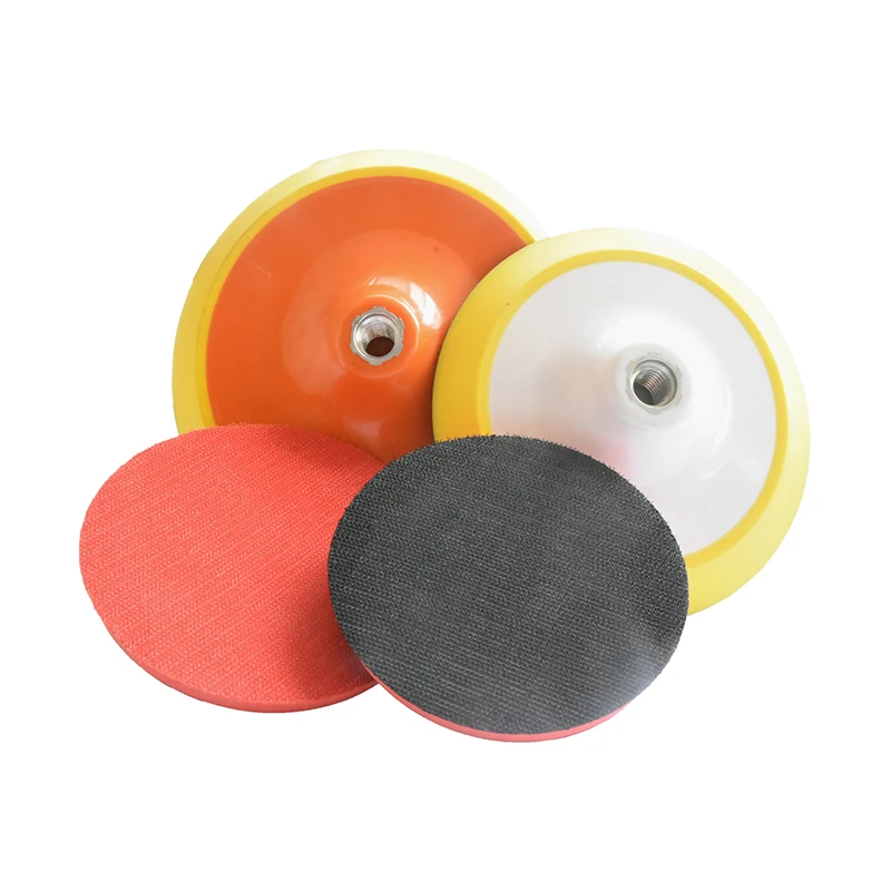 round hook and loop backing pad car polishing pads used with sanding discs